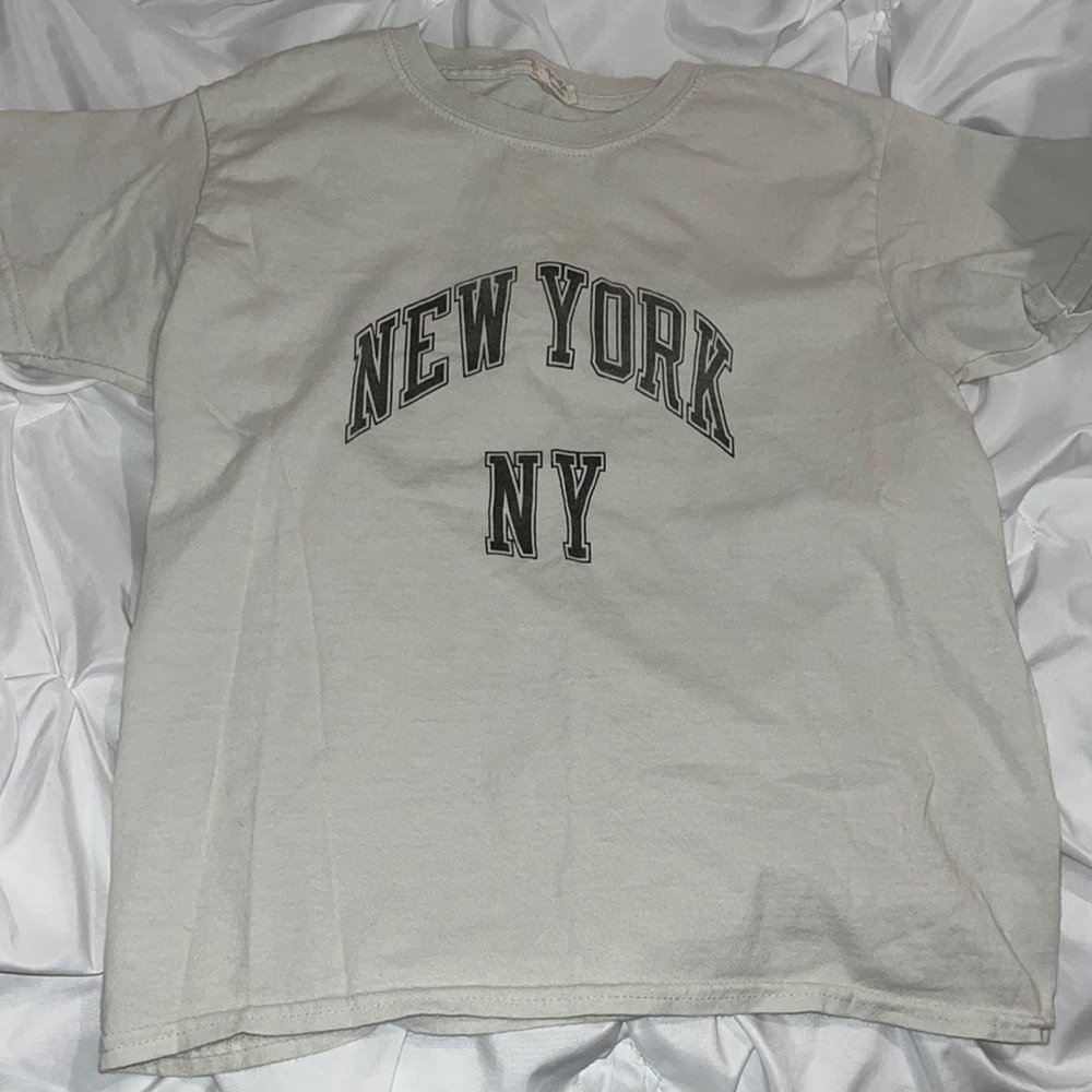 New york cropped tshirt